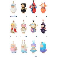 Jouets en gros transfrontaliers authentiques pour PUCKY Horoscope Babies Blind Box Figurine de collection en PVC sur le thème des constellations