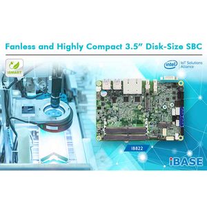 Carte mère IBASE IB822 3,5 pouces SBC avec processeur Pentium Silver <span class=keywords><strong>J5040</strong></span> intégré, 2xDDR4 8 Go, 2xM.2, double LAN <span class=keywords><strong>Intel</strong></span> Gigabit, ISMART HDI DisplayPort - Product Image 4