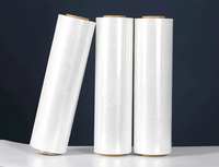 Rouleau de film étirable en PVC de qualité alimentaire de qualité alimentaire 10mic 1500m rouleau de film étirable en PVC