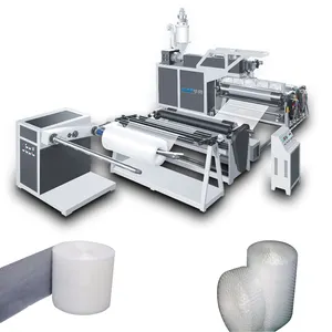 air bubble film making machine 2 layers 500-1200mm with recycled system plastic extruder