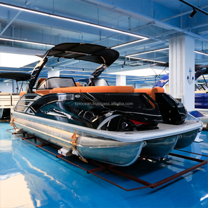 Recién llegado, barco Pontón, yate de lujo privado, fábrica de fibra de vidrio tritoon de lujo personalizada a la venta - Product Image 2
