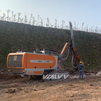 Foreuse rotative hydraulique à chenilles Top Hammer ZEGA 655 avec moteur Cummins, machine de forage portable Vialvv, profondeur maximale de 30 m