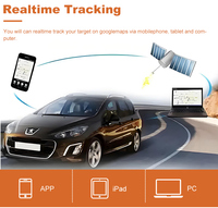 Traceur GPS sans fil 4G+2G avec moniteur vocal, batterie 10000 mAh, longue autonomie, GPS magnétique pour le suivi des voitures, des actifs et des véhicules, application gratuite