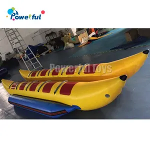 Cheapinflatable muz botu uçan balık botu açık su parkı ekipmanları