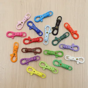 REWIN Colorful Swivel Plastic Snap Hook for Paracord Lanyard Accessory Bag Belt Strap Rotating Keychain Buckle Lobster Clips