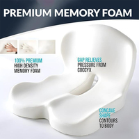 SUREWALHOME Coussins de siège de camionneur pour une longue séance, coussin de siège semi-remorque avec soutien lombaire, coussin de siège pour les maux de dos