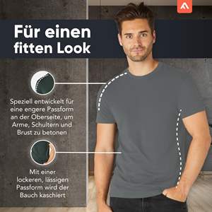 Camiseta de Hombre de Algodón/Poliéster Estilo Hip Hop, Corte Holgado, Tejido Transpirable, Impresión Digital, Logotipo Personalizado, Hecho en Alemania - Product Image 5