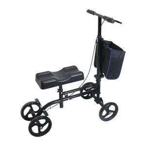 Trottinette pliable pour genoux avec pneus solides et guidon réglable pour la rééducation des personnes âgées - Product Image 2
