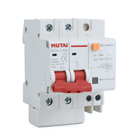 Interruptor Diferencial RCBO MUTAI de Fábrica 30mA 6A 10A 16A 20A 25A 32A 40A 50A 63A 1P 1P+N 2P 3P 3P+N 4P Precio
