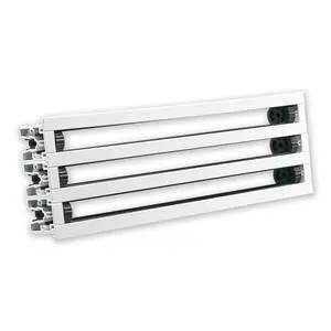 Buy Aluminum Linear Slot Diffuser Adjustable Air Outlet (roller Type Diffuser) Modern Hvac Vent