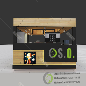 Vetrina di cibo bar mobile caffetteria tavolo sedia display torta bancone chiosco cibo chiosco esterno - Product Image 4