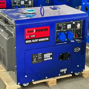 Portable Diesel generator 5kw, 6kw, 7kw Silent type