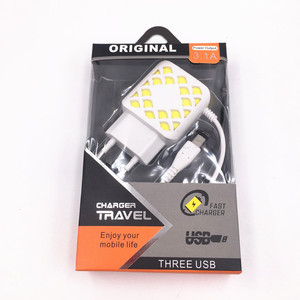 <span class=keywords><strong>Moins</strong></span> <span class=keywords><strong>cher</strong></span> prix LED 2A EU/US Plug Socket 2 Port Micro Usb Chargeur mural avec câble V8 Chargeur Android - Product Image 5