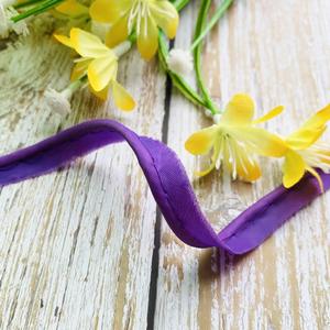 ホワイトサテンシルキーパイピングコード衣服用エッジ装飾織りパイピングテープウェビング縫製枕用 - Product Image 5