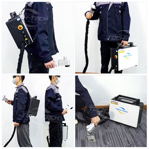 バッテリー搭載レーザー洗浄機、50w、100w、200wパルスレーザー、木材、塗料、油、車の汚れ除去に最適、セール中 - Product Image 6