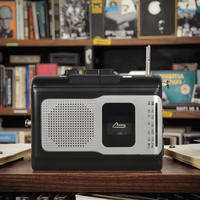 Odm Portable Amfm Radio Baladeur Magnétophone Lecteur de Cassettes Musicales Enregistreurs et Lecteurs de Cassettes Type c