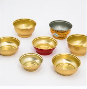 100ml 180ml 300ml Food Grade Empty Aluminum Two-Piece Can Oval Can Bowl For Soup Meat Packaging
