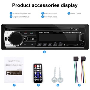 Vente chaude 4*60W 12V-24V Lecteur MP3 de voiture 1 Din intégré Bluetooth Multifonction JSD-520 Stéréo <span class=keywords><strong>Radio</strong></span> de voiture Android - Product Image 4