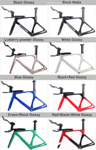 GZXR 프리미엄급 카본 파이버 TT 프레임 아이스베리 핑크 고급 로드 바이크 - Product Image 6