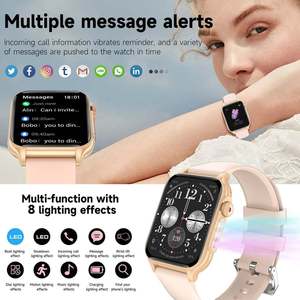 Nuevo Reloj Inteligente P6 con Luz LED de Respiración, Diseño Moderno 2025, para Hombres y Mujeres, Monitor de Actividad Física y Deportiva - Product Image 3