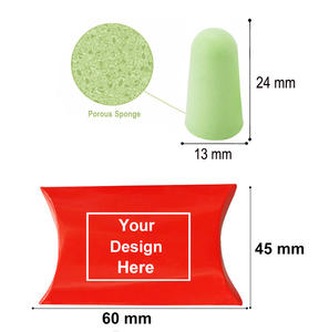 Tapones para los oídos Factori para dormir Cancelación de ruido Tapón para los oídos Aislamiento Personalización Espuma de PU Oro Dali Rebotado lento y suave 38db - Product Image 2