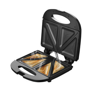 ACKLIISS Uniforme Eléctrico Desmontable por Calor, Máquina Profesional para Hacer 4 Rebanadas de Bocadillos, <span class=keywords><strong>Panini</strong></span> Sandwich, Máquina De Gofres, 2 Unidades, 2 Unidades - Product Image 1