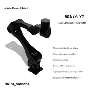 แขนหุ่นยนต์โอเพ่นซอร์ส IMETA Y1 พร้อมระบบปัญญาประดิษฐ์แบบฝังตัว รองรับการเรียนรู้เสริมแบบ VLA และการเรียนรู้เชิงปฏิบัติการ (RL) พร้อมหัวจับแบบจำลองโลก - Product Image 3
