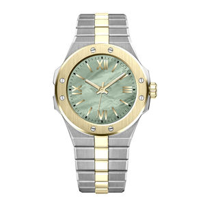 <span class=keywords><strong>Montre</strong></span> de <span class=keywords><strong>luxe</strong></span> pour femme avec logo personnalisé OEM ODM, marque privée, acier inoxydable, cadran en nacre avec votre propre logo - Product Image 1