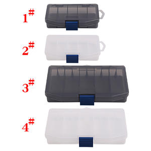 Boîte à pêche XY-588 en plastique, 5 compartiments, transparente, portable, pour leurres et hameçons - Product Image 3