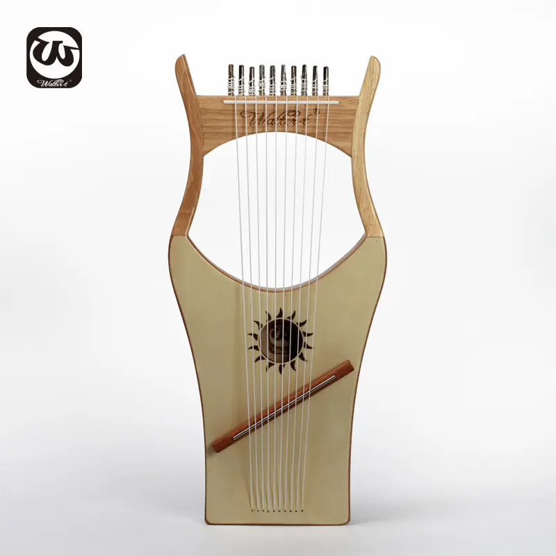 Walter high Quality 10 strings Lyra Harp for Wholesale with Mahogany