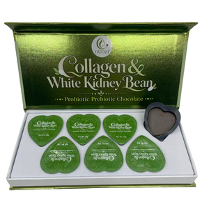 DUOZI OEM Collagen Probiotic Prebiotic <b>Chocolate</b> High Fiber Supplement for Gut Health Support - Product Image 4