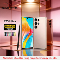 Nouveau Smartphone 5G S25 Ultra 22G+2TB 7.3 POUCES 2026 avec Caméra Arrière 108MP, Connectivité LTE, Android 15 et Stylet Intégré GSM