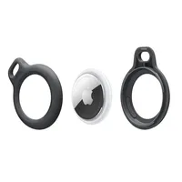 Support sécurisé avec sangle pour Apple Airtag étui housse de protection pare-chocs Tracker accessoires étui anti-rayures pour Airtags