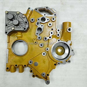 255-3069 2553069 3066 Pièces de moteur S6K Pompe à huile avec refroidisseur intermédiaire pour E320DL 320D 323DL 320C Excavatrice de construction Pompe à eau - Product Image 1