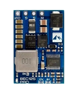 Module abaisseur de tension Matek Model Aircraft BEC 12S-PRO avec protection TVS, tension d'entrée 9V-55V, fabriqué à Guangdong, emballage en boîte couleur FXB - Product Image 4