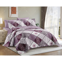 Couvre-lit patchwork imprimé de style américain Couvre-lit en coton pour la chambre à coucher pour la maison