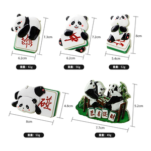 แม่เหล็กติดตู้เย็นรูป3D ไพ่นกกระจอกแ<span class=keywords><strong>พ</strong></span>นด้าใช้ตก<span class=keywords><strong>แต่ง</strong></span>บ้านทำ<span class=keywords><strong>เค้ก</strong></span>ด้วยของชำร่วยสำหรับการเดินทางปรับแต่งได้ - Product Image 5