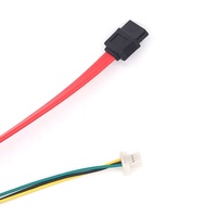 SATA15 + 7 pines con tornillos Alimentación/datos a JST3 Pin 600 MB/seg IDE Alimentación SATA Cable de datos de alimentación