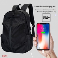 Mochila para Computadora Oxford con Paneles, Estilo Moderno, Duradera, Unisex, Casual, Deportiva, para Viajes de Negocios, Gran Capacidad 20-35L, Simplicidad Urbana