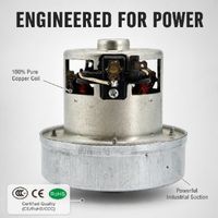 Moteur électrique puissant pour aspirateurs, moteur universel AC haute efficacité, enroulement en cuivre, pièce de moteur d'aspiration durable