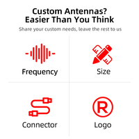 Antena Patch SISO 4G LTE 5G High Gain 700-2700mhz S M a Male Plug, Alat Penguat Sinyal dengan Kekuatan Sinyal Luar Biasa