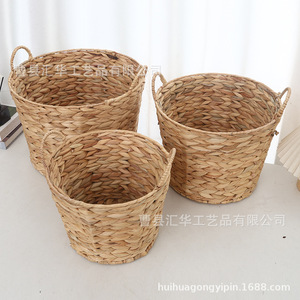 In stock balcony laundry <b>basket</b>, gourd grass woven clothes <b>storage</b> <b>basket</b>, multi-functional universal <b>storage</b> <b>basket</b> - Product Image 5