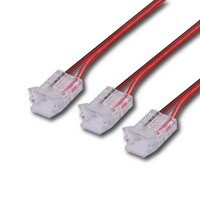 Kabel Harness Strip LED 2835 Elektronik dengan Konektor Adaptor Tanpa Solder 2-Pin 8mm 15cm dari Produsen