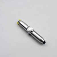 Stylo multifonction LED écologique personnalisé, cadeau promotionnel pour les entreprises et les écoles, stylet tactile en plastique, spinner pour les doigts