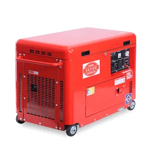 Slient High Efficiency Small Electric Power 3kw 5kw 10kva Portable Diesel Generator with remote start for Home Use