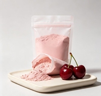 Hoogwaardig natuurlijk gesprayd kersenfruitpoeder, wateroplosbaar, voedingskwaliteit, kersenjuicepoeder voor dranken en bakkerijproducten