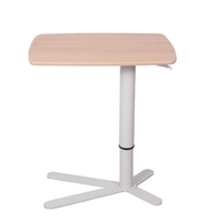 Mesa Plegable para Capacitación con Aleación de Aluminio, Escritorio de Estudio con Ruedas y Sistema Neumático