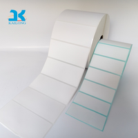 Etiquetas de Papel Térmico para Bajas Temperaturas Kailong 40x30mm, Adhesivo Termofusible, Código de Barras Sensible al Calor para Refrigeración de Supermercados