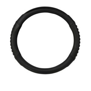 Funda <span class=keywords><strong>de</strong></span> Volante <span class=keywords><strong>de</strong></span> Cuero PU para Automóvil, Color Negro, con Anillo Interior <span class=keywords><strong>de</strong></span> TPR Blanco, Venta al Por Mayor <span class=keywords><strong>de</strong></span> Fábrica - Product Image 4