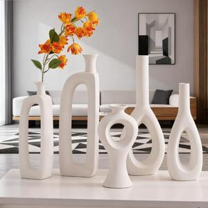 <span class=keywords><strong>Plantas</strong></span> <span class=keywords><strong>Artificiales</strong></span> Decoración del Hogar Estilo Nórdico Moderno Rústico Moderno Flor Decorativa <span class=keywords><strong>Jarrones</strong></span> de Cerámica - Product Image 1